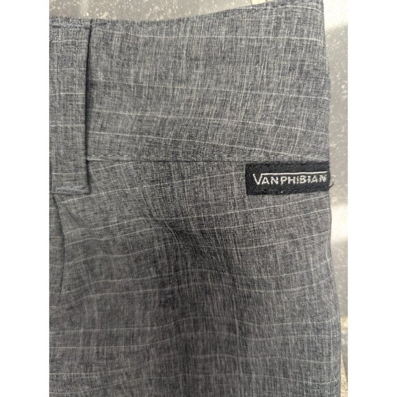 Vans f Hybrid Shorts Mens Size 30 Gray Stretch Boardwalk Dry Quickly - Picture 5 of 10